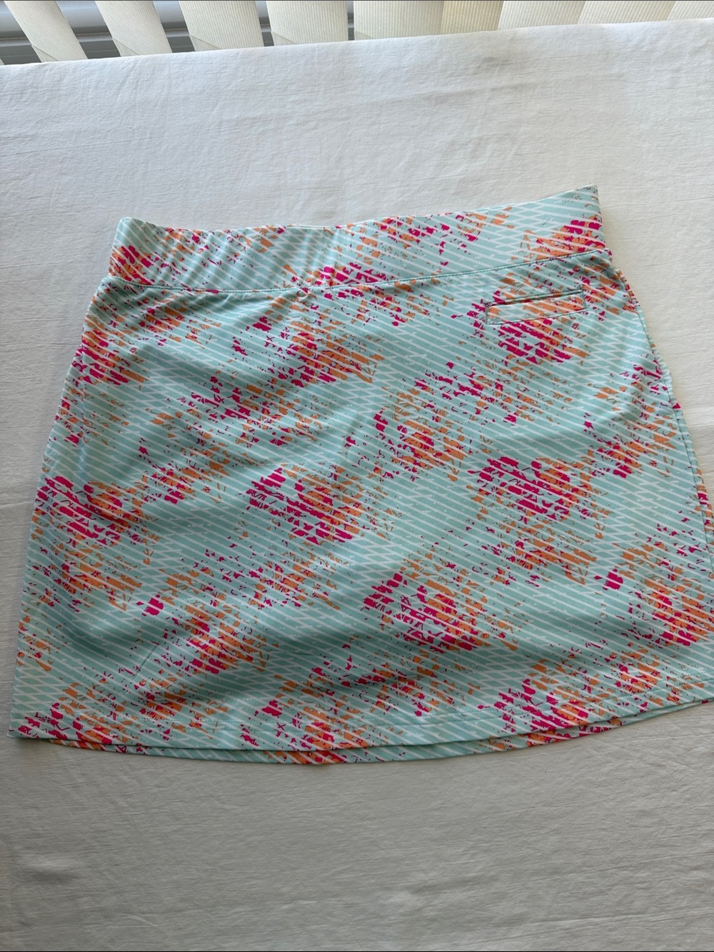 Pebble Beach Light green Floral Print Women’s Skort